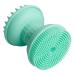 Mikinona 1pc Three-in-one Bath Brush Face Scrubbers Facial Cleansing Brush Scalp Exfoliator Brush Skin Care Brush Face Exfoliator Brush Gentle Exfoliating Brush Skin Care Shampoo 8.6x7cm Green