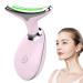 Commodore Red Light Therapy for Face, Face Lift Device, Skin Beauty Device for Face and Neck, 3 in 1 Portable Electric Face Massager(Pink)