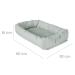 Buy Roba Babylounge 3 in 1 - Frosty Green Changing Mat & Bed Snake | International Shipping Available - Buy Online on GoSupps.com