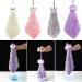 Chenille Hand Towel with Hanging Loop - Soft and Absorbent Cute Animal Cleaning Cloth for Kitchen and Bathroom 26 * 28cm (Grey) - Buy Online on GoSupps.com