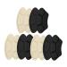 Healvian 6 Pairs Heel Cushion Pads Soft Shoe Inserts Heel Cushion Inserts Self-Adhesive Foot Care Protector Grips Liners for Men and Women