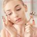 Professional Eyelash Curler with Comb & Silicone Pads - Gold Makeup Tool for Women & Girls | Shop Internationally - Buy Online on GoSupps.com
