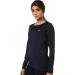 Under Armour Women's HeatGear Long-Sleeve T-Shirt - Black/Metallic Silver - Small - Buy Online on GoSupps.com