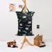 Buy Mhwan Wetbags for Kindergarten - Waterproof Washable & Reusable Double-Zone Lock Pocket (Black) | Ideal for Baby Diapers Fitness Beach & Pool - 40x70cm - Buy Online on GoSupps.com