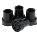 B Baosity 4pcs Replacement Rubber Tips End for Hiking Walking Trekking Poles Black 19mm - Buy Online on GoSupps.com
