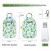 Dual-Sided Hand Sanitizer and Chapstick Holder Keychain with Reusable Bottles - Travel Bag Patterns - Buy Online on GoSupps.com
