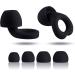 Heart Ear Plugs - Super Soft Reusable Hearing Protection in Flexible Silicone for Sleep Noise Sensitivity & Air Travel - Black - Buy Online on GoSupps.com