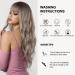 Ofei Long Ombre Ash Blonde Wig - Natural Wavy Synthetic Hair Heat-Resistant for Daily & Party Cosplay - Best Quality Wigs for Women - Buy Online on GoSupps.com