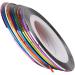 dijiusidy 30 Pieces Nail Art Sticker Removable Crafting Decorations Exquisite Striping Tape Manicure Line Strips Decor Supplies - Buy Online on GoSupps.com