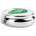 Green Hair Symbol Round Pill Box - 3 Compartment Portable Travel Organizer for Vitamins & Medication - Buy Online on GoSupps.com