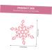 EXCEART White Snowflake Patches 50pcs DIY Handcrafted Hairpin Materials for Children Patch Mini Snowflake Patch Hair Clips - Buy Online on GoSupps.com