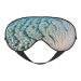 Sleep Mask Eye for Women Men Reusable Soft Blackout Eye Masks Covers for Night Better Sleep Travel Camping Road Trip Essentials Gifts for Him Her - Clear Sea Water