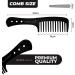 Trende Essentials Wide Tooth Comb - Heat Resistant Detangler for Curly Hair - Black - Buy Online on GoSupps.com
