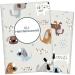 Wilhelm Fell case for the EU pet ID card for animals I Personable for your dog i personal gift idea for pet owners I protective cover for the pet ID (BALOU) EU home-animal ID Balou