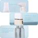 3 in 1 Travel Bottles Set | Refillable 200ml Travel Size Bottles with Silicone Cosmetic Bag | Air Travel Approved | Light Orange - Buy Online on GoSupps.com