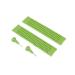 CAIONPLE 4 Lines 28 Cells Braille Slate Braille Writing Slate Plastic Braille Slate Kit Green (2)