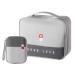 2stk medication Bag large capacity medical emergency pocket empty waterproof medicine storage bag portable medication bag for home office travel (gray)