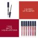 Matte Liquid Lipstick Set + Lip Plumper Kit | Long Lasting, Waterproof Velvet Lip Gloss Gift Set for Women - 7Pcs Set A - Buy Online on GoSupps.com