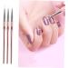 minkissy Nail Styling Dot Pen Nail Art Liner Nail for Nail Art Manicure Liner Colored Drawing Tool for Manicure Pen Non-slip Nail Design Nylon Brush Pen - Buy Online on GoSupps.com