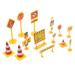 jojofuny 5 Sets Car Flag Car Decor Construction Traffic Sign Car Ornament Food Signs Signal Light Model Cupcake Toppers Fireman Dreamer Cake Topppers Cupcake Topppers Toys Baby Mini Truck As Shown 6.6*5.5CM