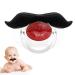 Vincent Bart Schnuller Orthodontic Mustache Pacifier for Toddlers | Soft Silicone Baby Pacifier - Safe & Unisex - Buy Online on GoSupps.com