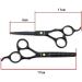 JYHY Professional Hair Cutting Scissors Shears Set Kit - Barber Thinning Tool 6 (Black) - Buy Online on GoSupps.com