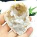 Home 300g Crystal Agate Slice Crystal Cluster Natural Druse Quartz Cluster Minerals Reiki Crystal Decor Lots