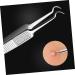 Beavorty 3pcs Kit Stainless Pimple Tweezers Curved Steel Extractor Blemish for Tool - Buy Online on GoSupps.com