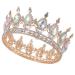 Kamirola - Crowns for Women Crowns and Tiaras TR12 Silver AB 12