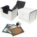 SXTT MTG Deck Box - Large Card Deck Box for 120+ Single Sleeved Commander Cards - White Magnetic Game Card Case for MTG/TCG/CCG - Buy Online on GoSupps.com