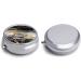 Round Pill Box - Black White Gold Foil Marble Print | 3 Compartment Medicine Organizer | Decorative Portable Pill Case - Buy Online on GoSupps.com