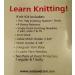 Knitting Teacher Kit 1 Pack - Complete Set for Learning Knitting - Buy Online on GoSupps.com