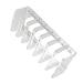 Clear Acrylic Eyeshadow Palette Organizer - 7 Section Divided Makeup Storage for Vanity & Bathroom - Buy Online on GoSupps.com