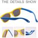 FOURCHEN Flexible Polarized Baby Sunglasses with Strap | Age 0-3 | Yellow - Buy Online on GoSupps.com
