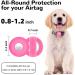 PKQtop Protective Cover for Apple AirTag - Silicone Case for Dog Collar & School Bag - Luminous Pink Anti-Lost Locator - Buy Online on GoSupps.com