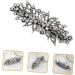 Ipetboom Rhinestone Hair Clip Hair Barrettes Women Hair Clip Silver Hair Clip Rhinestones Hairpin Flower Hair Clip Rhinestones Barrette Women Hair Decor Hair Accessory Women Hairpin - Buy Online on GoSupps.com