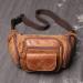 Chest Bag Men's Nubuck Leather Messenger Men's Bag Trendy Youth Bag Waist Bag Large Capacity Tide Bag (Color : B Size : 21 * 4 * 18cm) (A 21 * 4 * 18cm) A 21*4*18cm