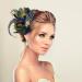 Peacock Feather Fascinator Headpiece with Rhinestone Detail for Women - Buy Online on GoSupps.com