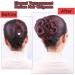 Hair Bun Brazilian Real Hair Braided Bun Hair Piece Braided Bun Donut Claw Clip Style Wig Extensions Real Hair Ladies Hair Bun Hair Extension Hair Piece (Color : D) - Buy Online on GoSupps.com