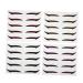 FRCOLOR 20 Pairs Eyeshadow Stickers Makeup Stickers Double Eyelid Tape Glitter Eyeliner Decal Invisible Mold