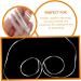 Housoutil 3 Fiberglass Nail Extension Manicure Tools Fake Silk Nails Tips Nail Art Supply Manicure Extension Fiber Nail Tools Nail Art Fiber Nail Art Tool Gel White Plastic Fiber - Buy Online on GoSupps.com