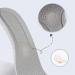 Buy High Elasticity Sports Insoles for Men & Women - Breathable Anti-Slip Comfortable Foot Support - Size 35 Gray - Buy Online on GoSupps.com