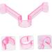 Beavorty Lip Muscle Trainer Muscle Exerciser Exerciser Lips Face Exerciser Muscle Lips Trainer Oral Exerciser Mouth Muscle Tightener Slimming Exerciser Lift Lift Tool 9.30X7.70X1.50CM Pink - Buy Online on GoSupps.com