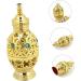 Angoily Essential Oil Bottle Empty Glass Bottle Vintage Decor Perfume Decorative Handicraft Terrarium Container Glass Container Gold Trim Delicate Travel Zinc Alloy Crystal Glass - Buy Online on GoSupps.com