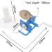 LAMXD Large Metal Yarn Ball Winder 10-Ounce Hand Operated with Thread Cutter Scissors - Blue and White - Buy Online on GoSupps.com