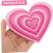 Buy POPETPOP Heart-Shaped Eyelash Plates - 3pcs Acrylic Trays for Lash Extensions | International Shipping Available - Buy Online on GoSupps.com