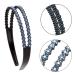Elegant Rhinestone Hair Accessories Set - Non-Slip Headbands & Slippery Hair Ripes for Women - Buy Online on GoSupps.com