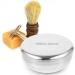 ROSENICE Stainless Steel Shaving Bowl Soap Dish for Men - Silver | Premium Quality Grooming Essential - Buy Online on GoSupps.com