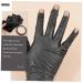minkissy 1 Set Led Dry Gloves Nail Art Accessory Uv Manicures Gloves Shield Gloves Guantes Uv Gloves Nail Gloves Nail Striping Tapes Nail Art Supplies Anti Gloves Accessories Anti-black Pvc - Buy Online on GoSupps.com