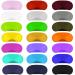 Aneco 50 Pieces Blindfold Eye Mask Shade Cover with Nose Pad and Adjustable Strap for Travel Sleep or Party Supplies 21 Colors